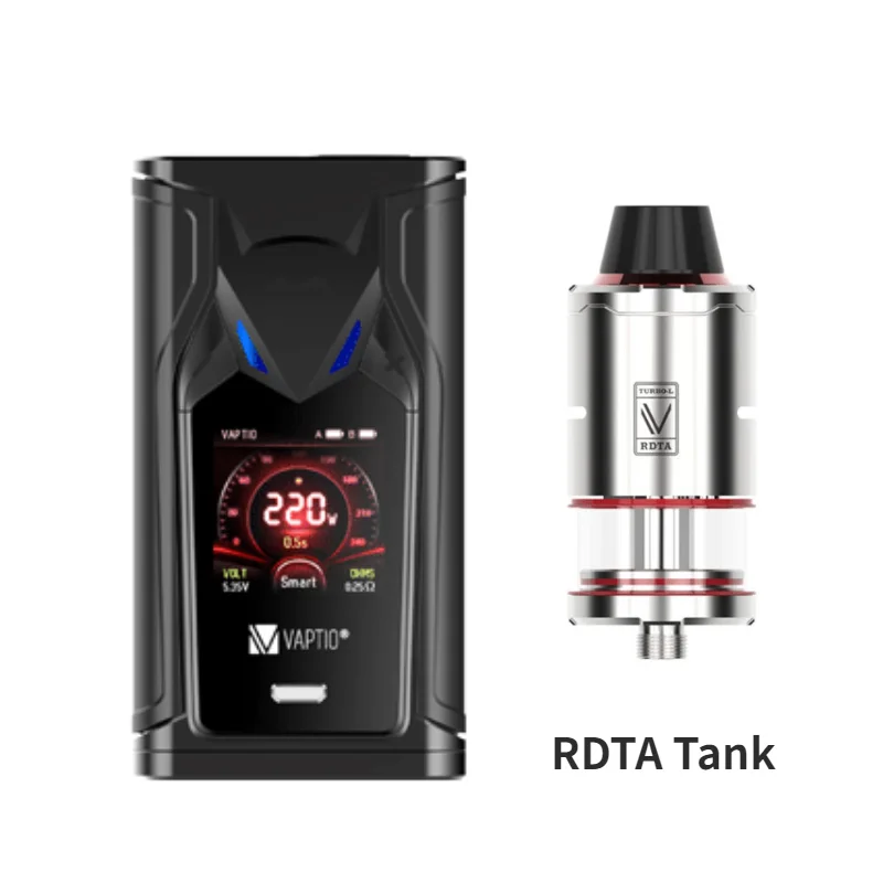Vaptio супер летучая мышь испаритель vape mod max 220 Вт несколько режимов пара сигарет 0 005