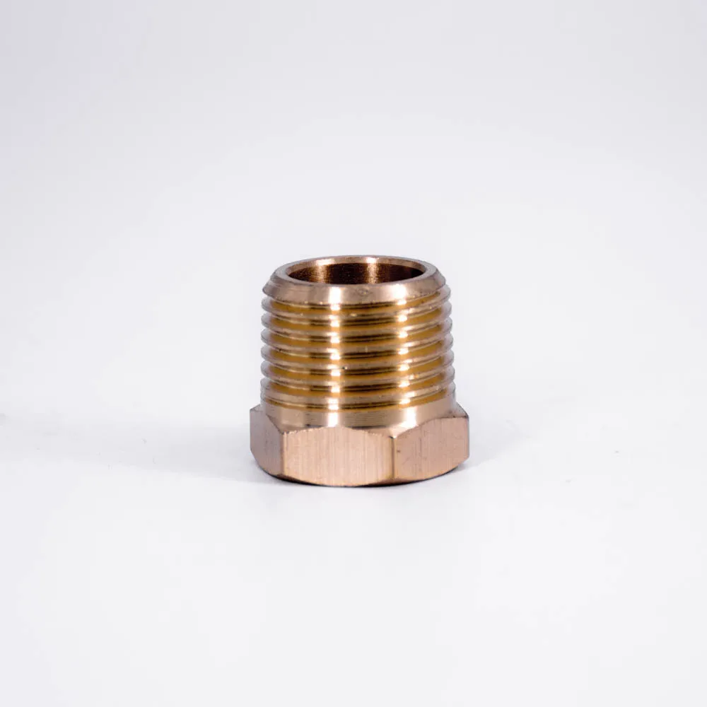 Латунный фитинг для труб с шестигранной головкой и заглушкой NPT 3/8 дюйма воды газа