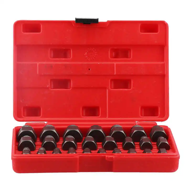 

25Pcs Screw Extractor Metal Remover Set Remove Tool Kit for Bolt Stud