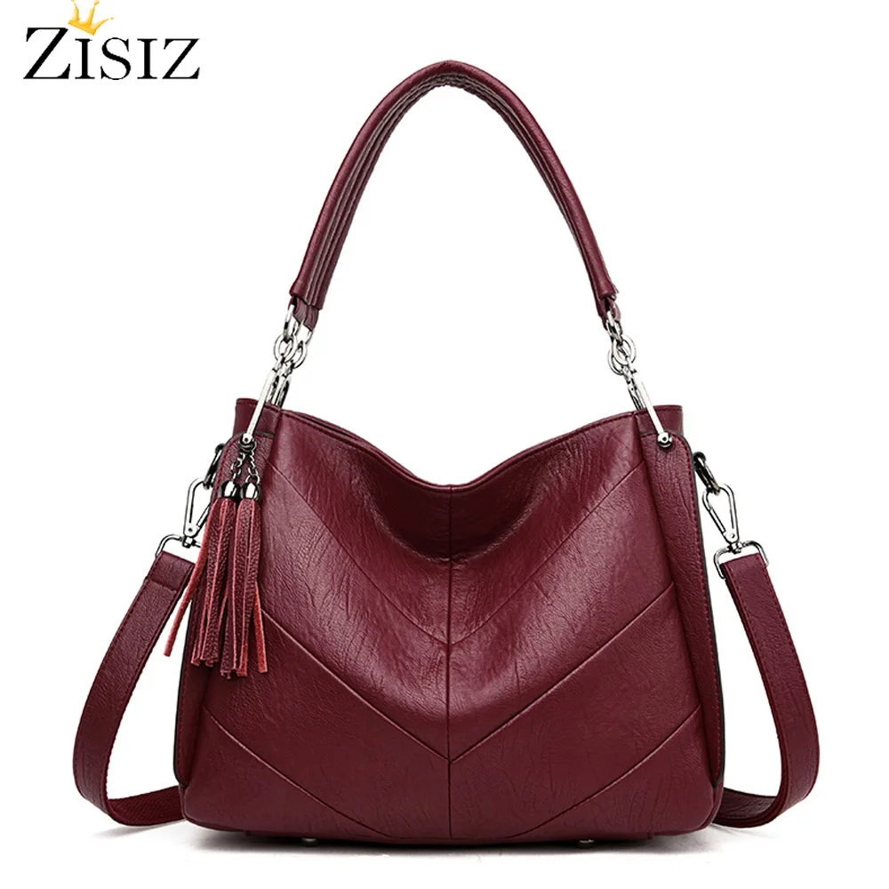 Кожаные сумки с ручками роскошные женские дизайнерские Лоскутные через плечо