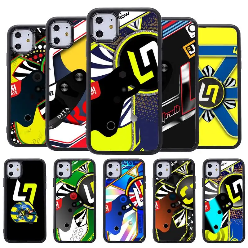 

F1 Formula 1 Lando Norris Racing Phone Case For Iphone 5 SE 2020 6 6s 7 8 plus X Xr XS 11 12 13 Mini Pro Max PC Fundas Cover