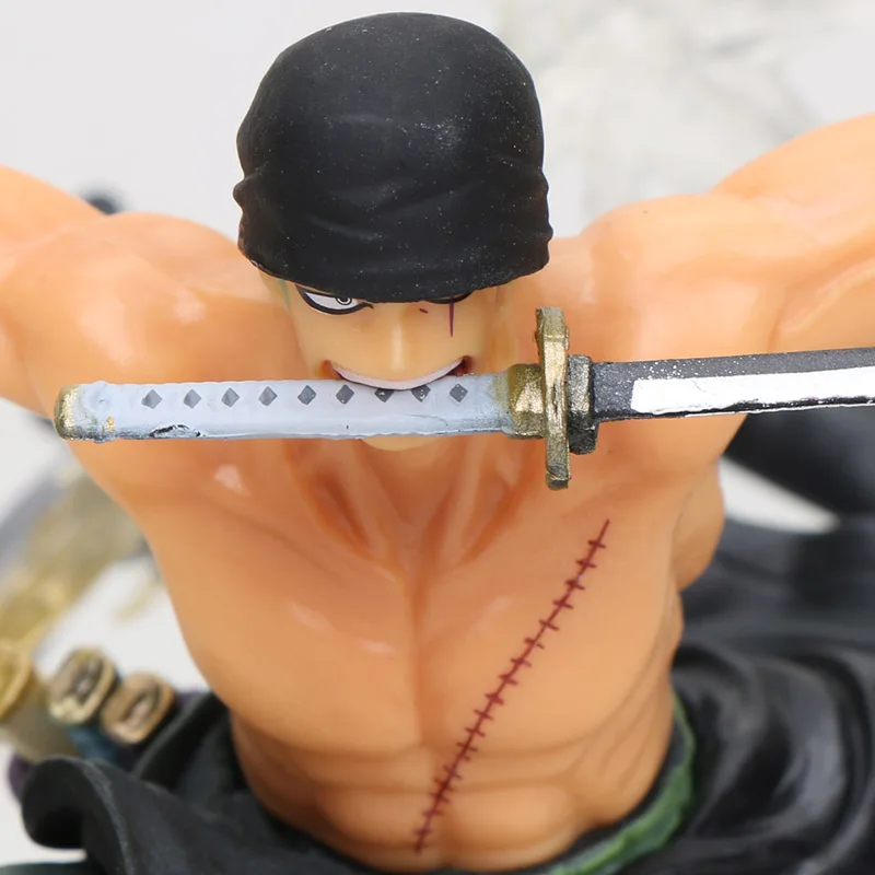 Аниме one piece Figure Roronoa Зоро фигурка битва Версия ренгоку онигири Зоро ПВХ модель куклы 13-26 см игрушки