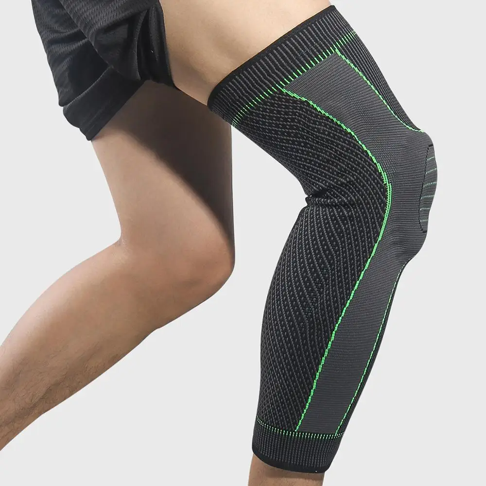 1 шт. длинные коленные подушки ногу Поддержка бег защита скобка штанины