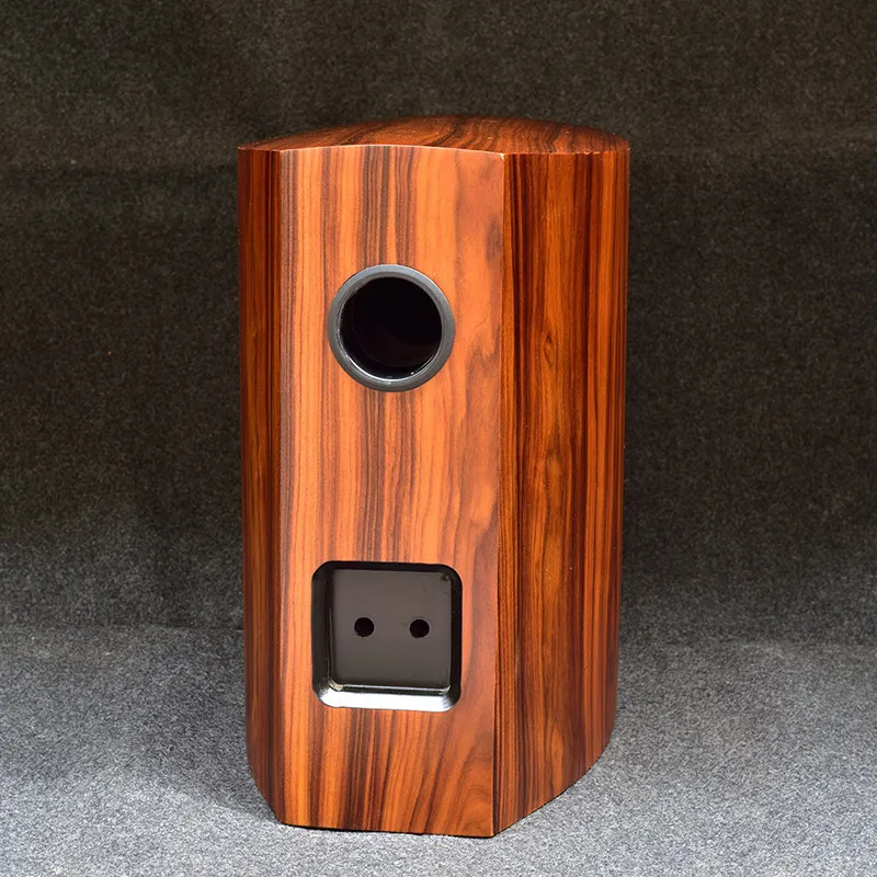 6 5 7 дюймового натурального дерева кожи книжная полка HiFi динамик пустая коробка