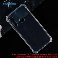 for lenovo z6 youth z6 lite k10 note k10 plus case ultra thin crystal clear shock absorption technology bumper soft tpu cover