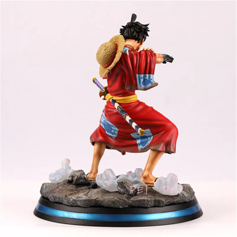 Цельная соломенная шляпа Пиратская Обезьяна D Luffy Kazunokuni кимоно серия аниме GK