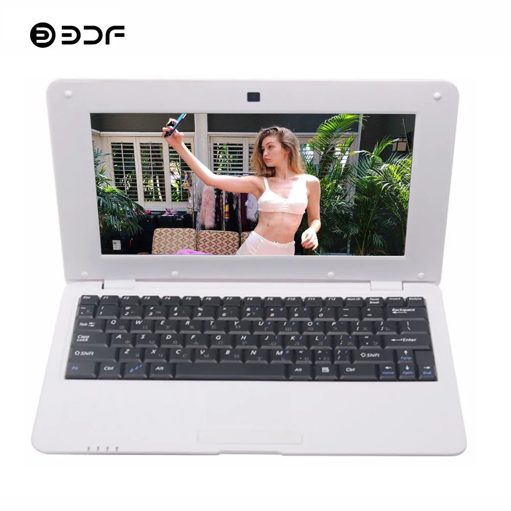 New 10.1 Inch Fashion Portable Notebook Quad Core Android 6.0 laptop Android Tablet Pc WiFi Bluetooth USB RJ45 Mini Netbook