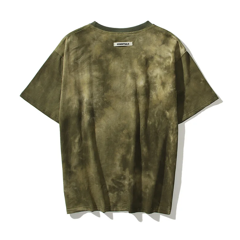 

Hip Hop Streetwear T shirt Men Women Tie Dye O neck Men 2021 New Summer Brand Short Sleeve T shirts Men Clothing Tops Tee
