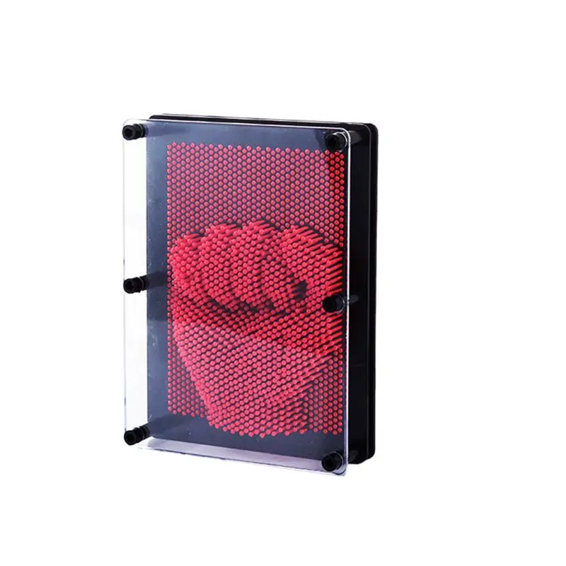 S-Red Креативный 3D клон ручная модель игрушки DIY ремесла трехмерная игла резьба картина Дети Мальчики Девочки Подарки на день рождения - Цвет: S-Red