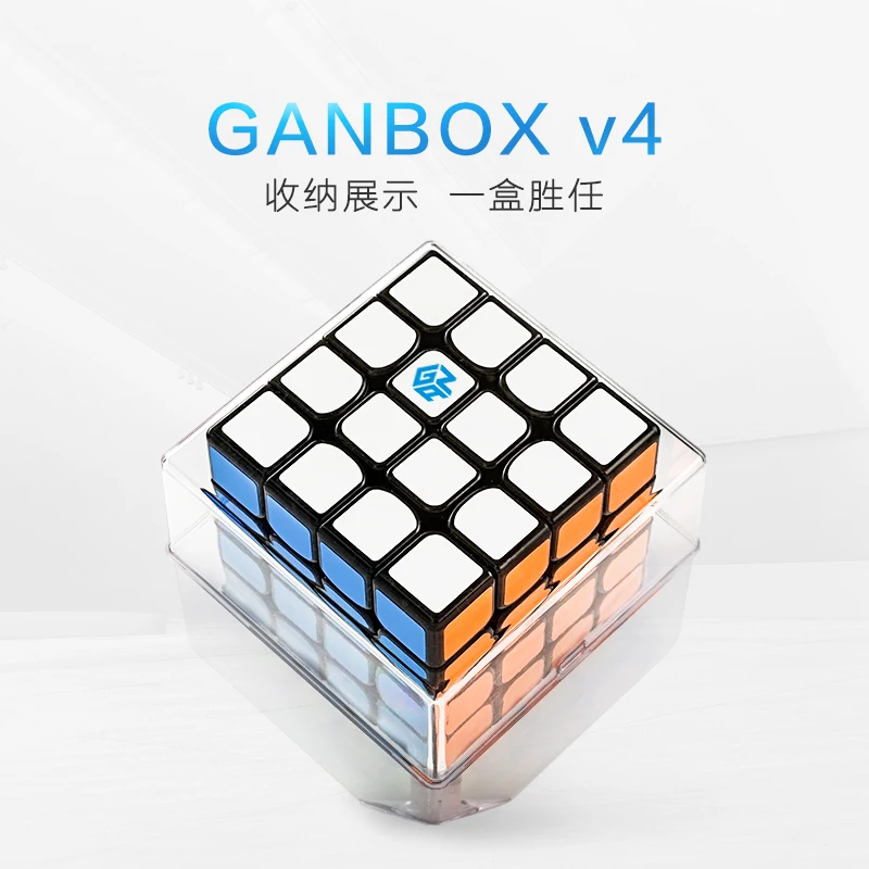 Cubo m&aacute;gico GAN460 M 4x4 Gan 460, cubo de velocidad sin pegatinas, rompecabezas Gan460M, pegatinas, cubo m&aacute;gico, juguetes para ni&ntilde;os para Speedcuber-4