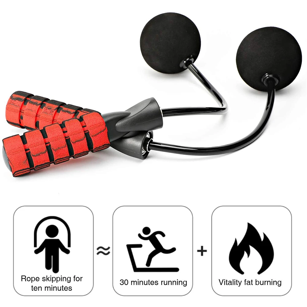

Adjustable Jump Rope Weighted Cordless Skipping Ropeless Bodybuilding Gym Training Fitness Equipment Exercise Accessories