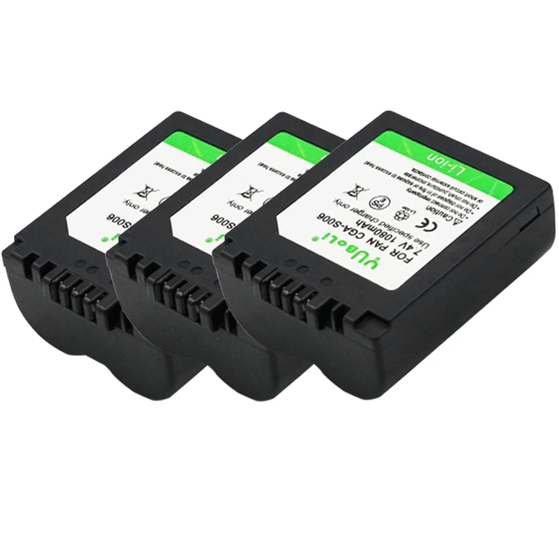 Флэш-батарея S006 флэш-зарядное устройство S006A CGR-S006E + зарядное USB с ЖК-дисплеем для