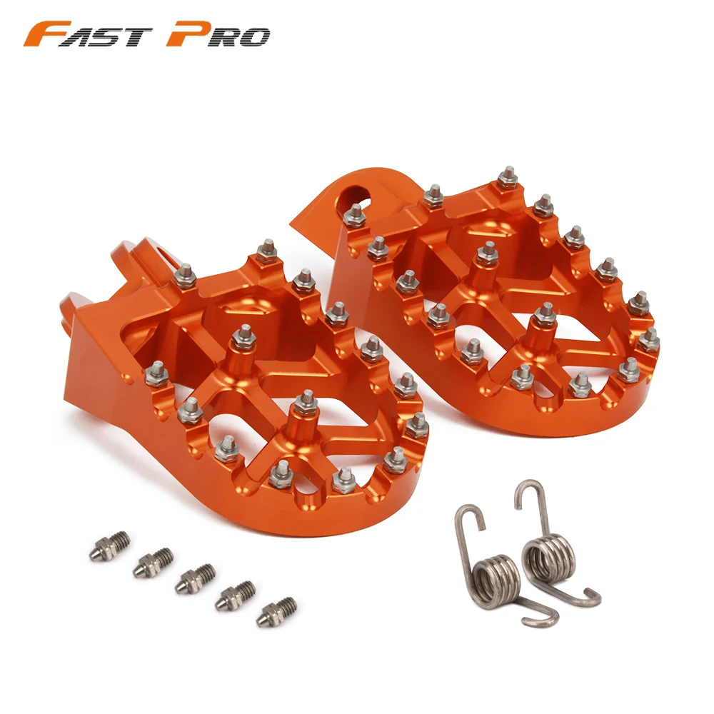 

CNC Foot Pegs Rests Pedals Footrest Footpegs For KTM SX XC EXC SXS MXC SXF EXCF SXSF XCF XCW SMR 125 150 250 350 450 525 530