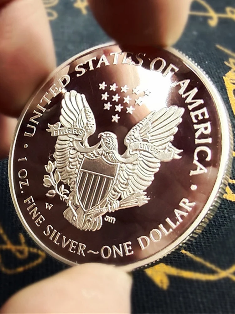 Американский Статуя Свободы монета с изображением орла коллекции памятная