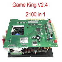 gmae king v2 4 multi classic jamma game board arcade multigame pcb 2100 in 1 with atx power supply