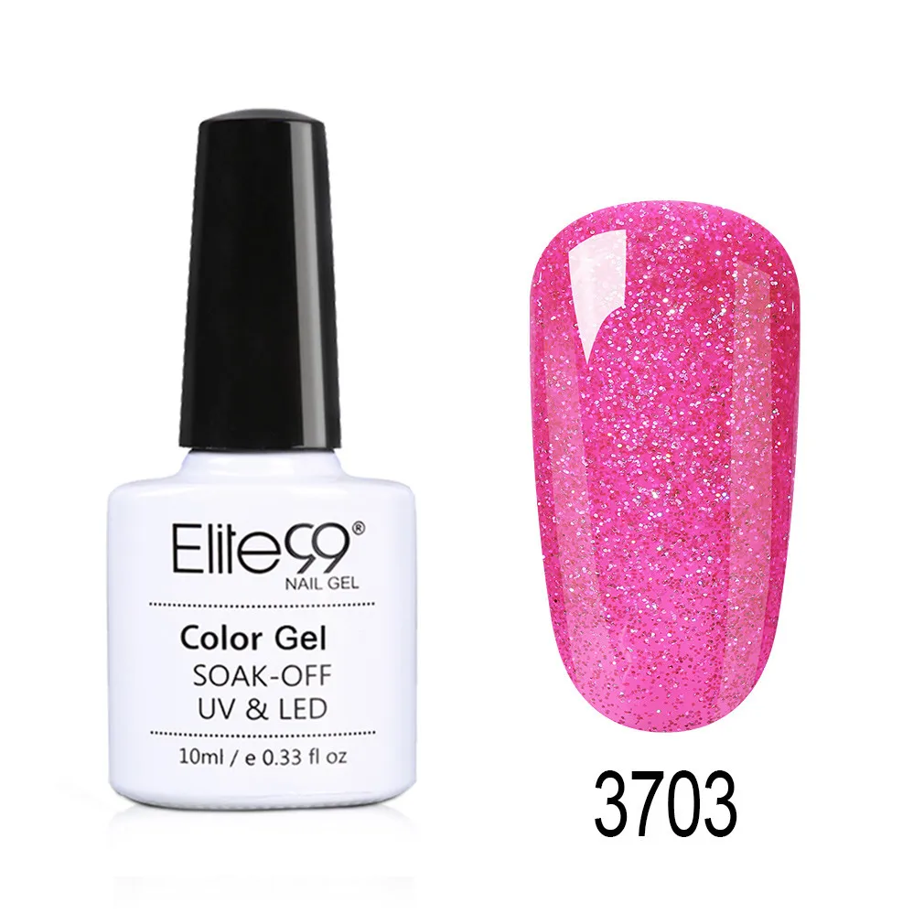 Elite99 10 мл Bling неоновый Цвет Гель-лак для нейл-арта био-Гели Soak Off Блестящий ногтей!