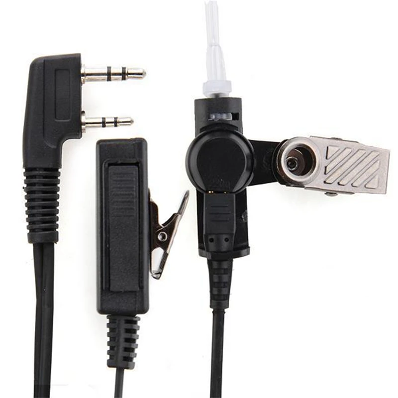 Чистая трубка анти-излучения безопасности гарнитура наушник для Kenwood Walkie Talkie