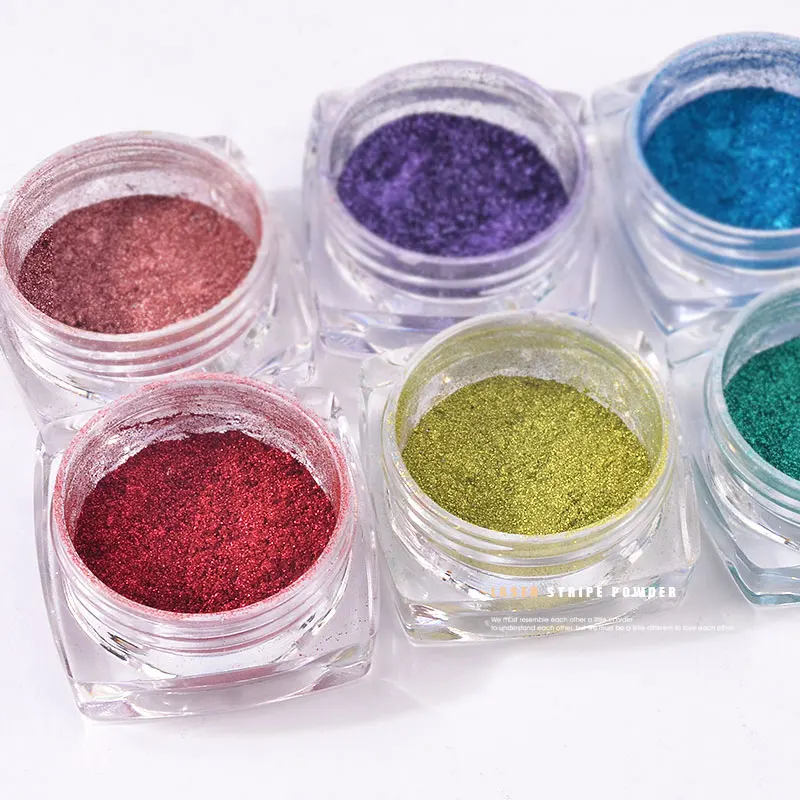 

Magic Mirror Effect Nail Powder Polishing For Nail Art Glitter Chrome Nail Pigment Dust Shiny Manicure Decorations
