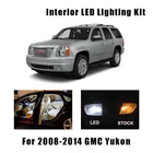 Комплект белых светодиодных потолочных ламп для чтения, 16 шт., подходит для лампы GMC Yukon 2008-2011, 2012, 2013, 2014, зеркало для груза, Лицензионная лампа