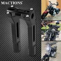 motorcycle 10 handlebar risers clamp pullback black for harley dyna softail sportster xl xr touring super glide electra glide