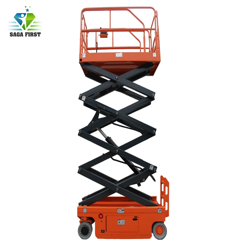 

8m to 12m Self Propelled Battery Operated Man Lift scisoor lift table