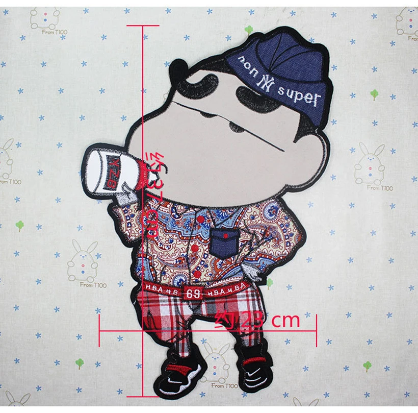 

Patches patch New cartoon With Embroidered Patches Fashion Applique iron on Patch for Clothes Bags DIY Decal Apparel Accessory