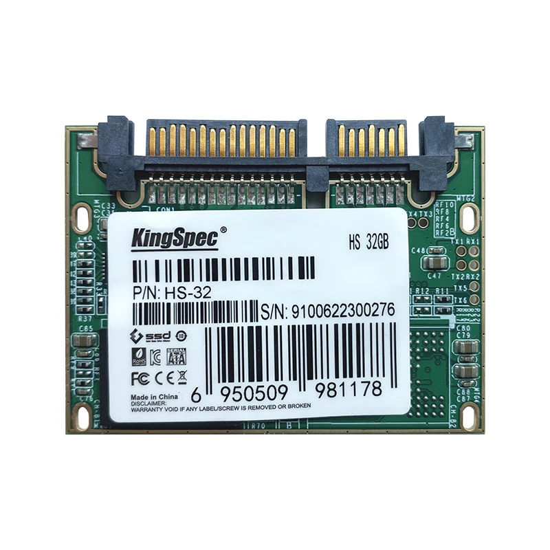 Kingspec полутонкий 6 ГБ/сек. SATA3 32GB промышленный компьютер SSD внутренний жесткий диск