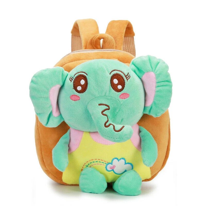 Elephant Yellow Местный склад, детский рюкзак с животными для мальчиков и девочек, школьная сумка, рюкзак для детского сада - Цвет: Elephant Yellow