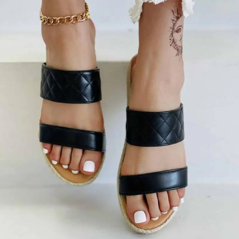 Summer Women's Slippers Women Shoes 2021 New Flat Sandals Women Casual Comfort Beach Shoes Female Flip Flops Designer Slides Hot