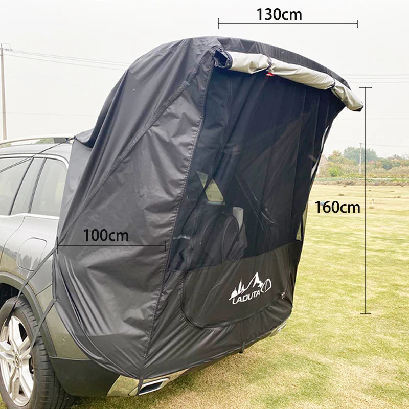 

SUV Car Trunk Tent Rear Tent Self-driving Tour Barbecue Camping Car Tail Extension Tent Sunshade Rainproof Travel Trunk Tent