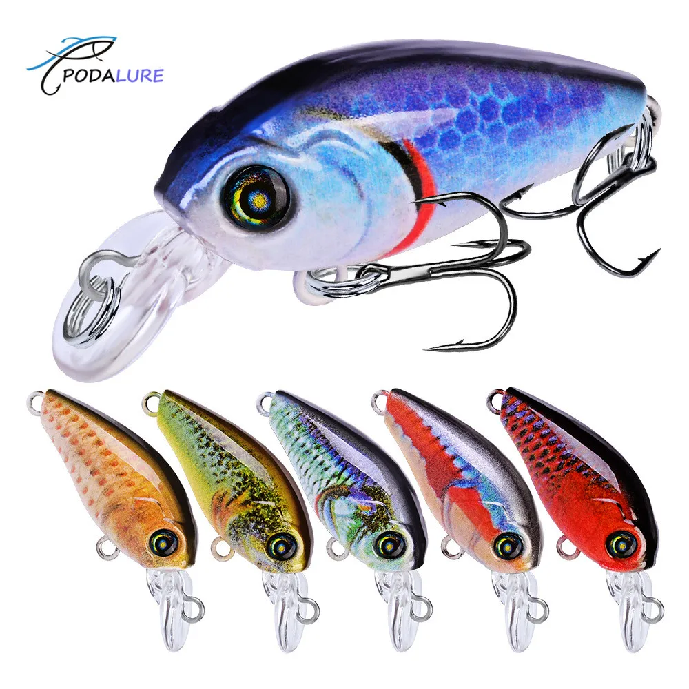 

Lipped Crankbaits with Treble Hooks Fishing Lures Hard 4g/4.7cm