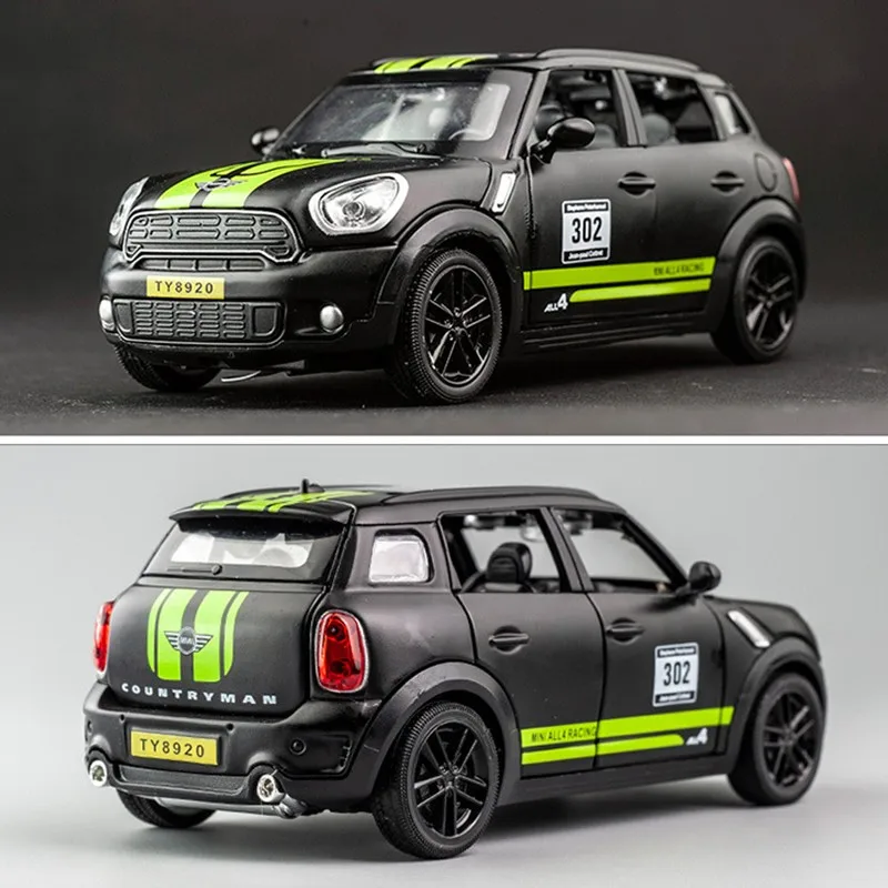 

1:32 MINI Alloy Car Model Door Opening Pull Back Metal Die-cast Model Children Boys Car Toys Diecasts & Toy Vehicles Kids Gifts