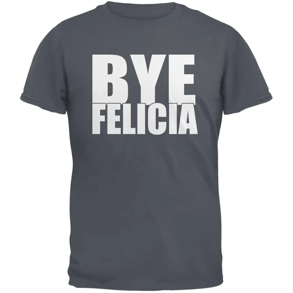 Серая взрослая футболка Bye Felicia |