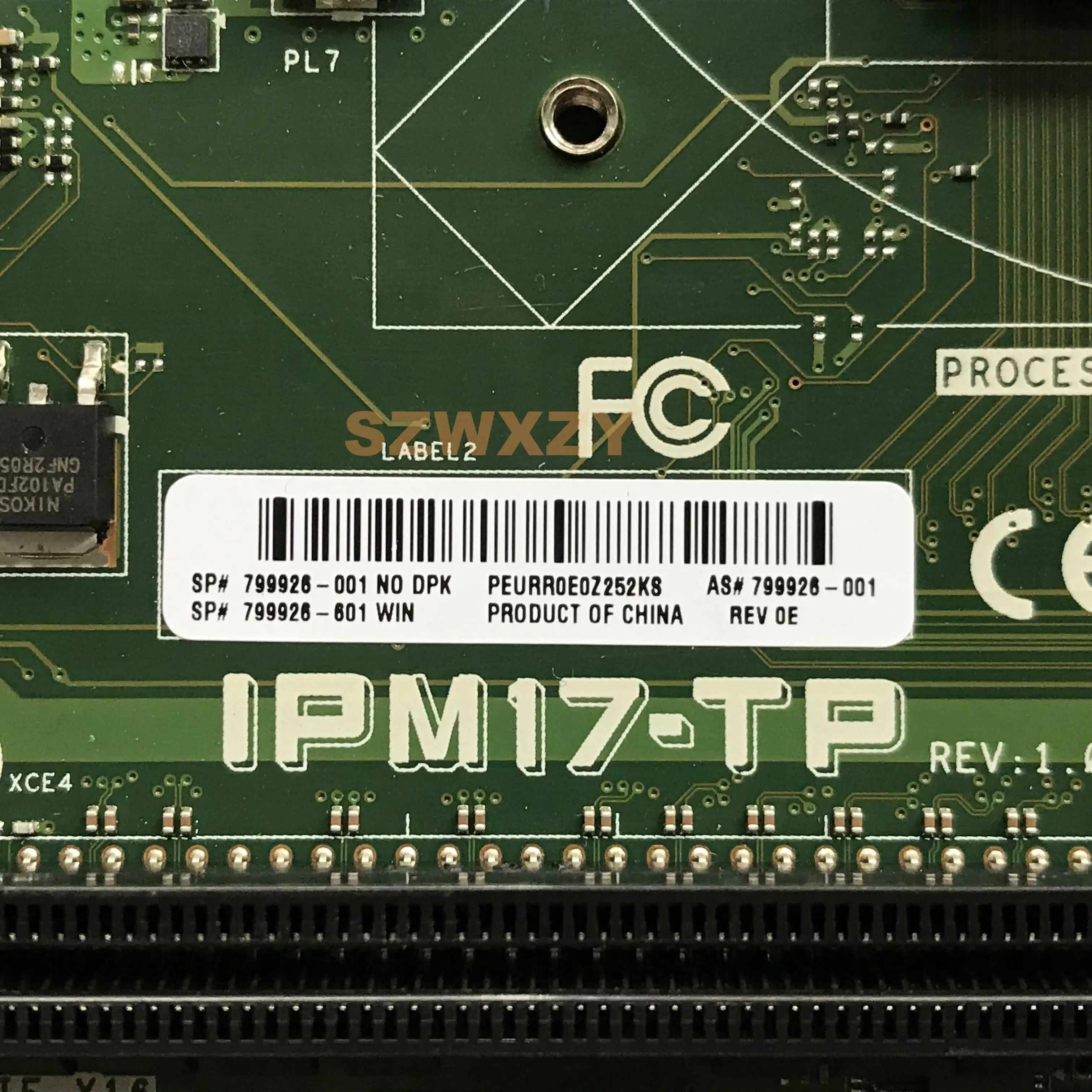 Отлично подходит для HP 750 860 OMEN 870 Z170 IPM17-TP материнская плата LGA1151 DDR4 799926-001 799926-002