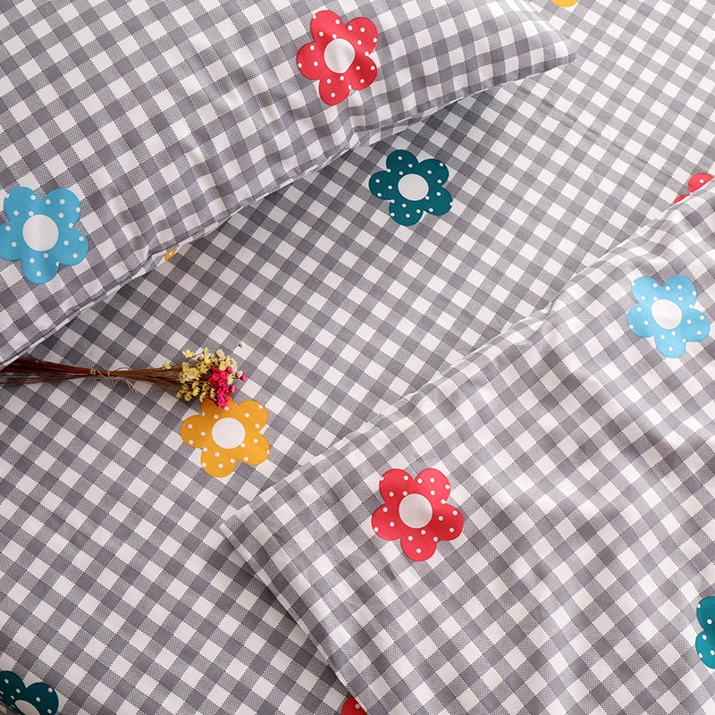 Постельное белье с цветочным принтом шириной 235 см детское мягкое постельное