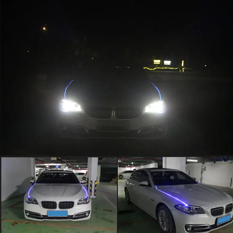 Автомобильный светодиодный светильник полосы для капюшон 2 шт.