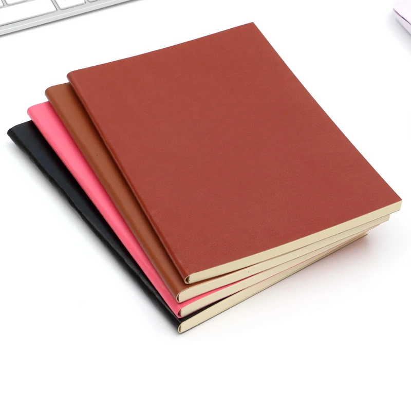 

Красочные дневники A5 из мягкой искусственной кожи, планер, блокнот на 64 листа, товары для студентов и офиса