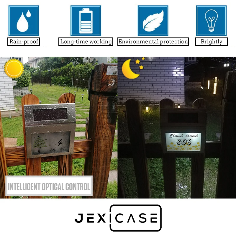 Напольный светильник ing Doorplate светодиодный солнечный наружная лампа