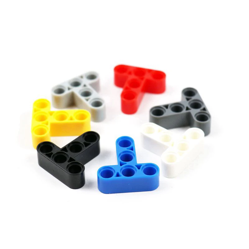 

Building Block Toy tech Liftarm Beam 3+2 Hole 3x3 T-Shape Thick Bricks Parts Educational Creative Gift Toys free shipping