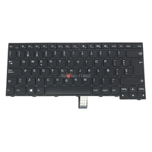 Replacement keyboards E450 for lenovo ThinkPad E460 E465 SP Spanish balck with frame laptop parts pointing 04X6191 04X6151 best