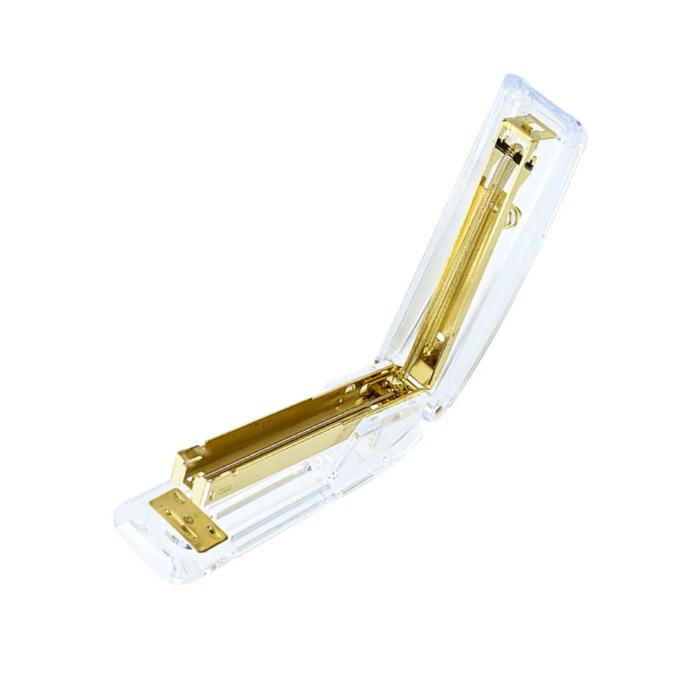 

Transparent Stapler Clear Book Stitcher Office Stapler Household Stapler