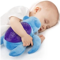 baby sleep plush toys stuffed animal led night lamp with music star projector playmates calm soothing doll kids toys