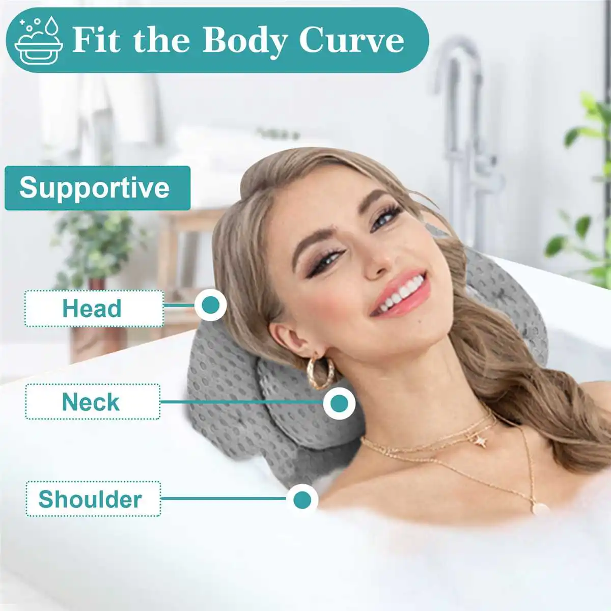 

1 шт., подушка для ванны, 2 цвета