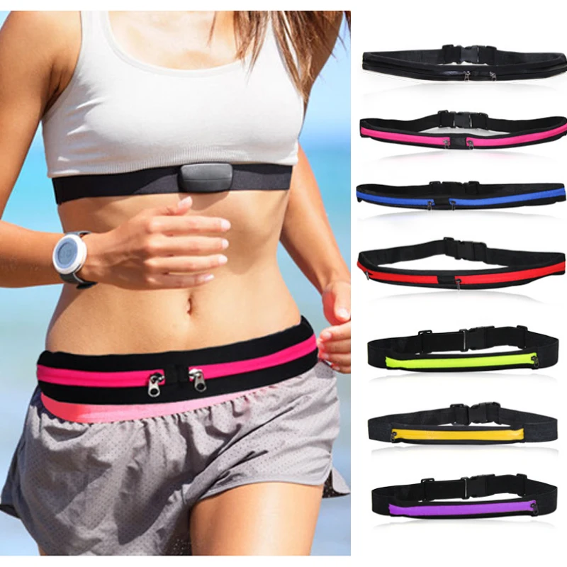 Забавная поясная сумка для мужчин и женщин водонепроницаемый кошелек бега