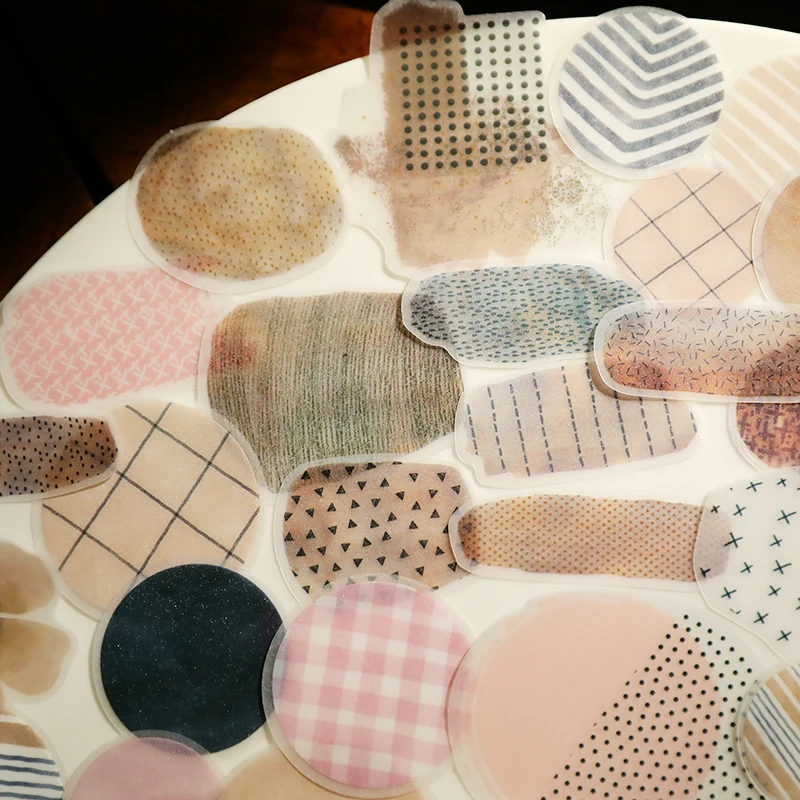 Холодные и теплые геометрические фотографии Скрапбукинг счастливый