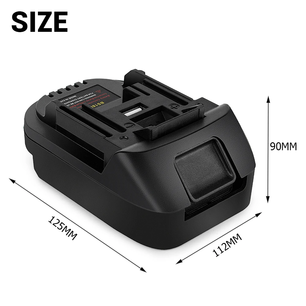 BS18MT Battery Adapter For Bosch Converter 18V BAT619G/620 Batteries Convert To For Makita 18V BL 1860 Lithium Battery
