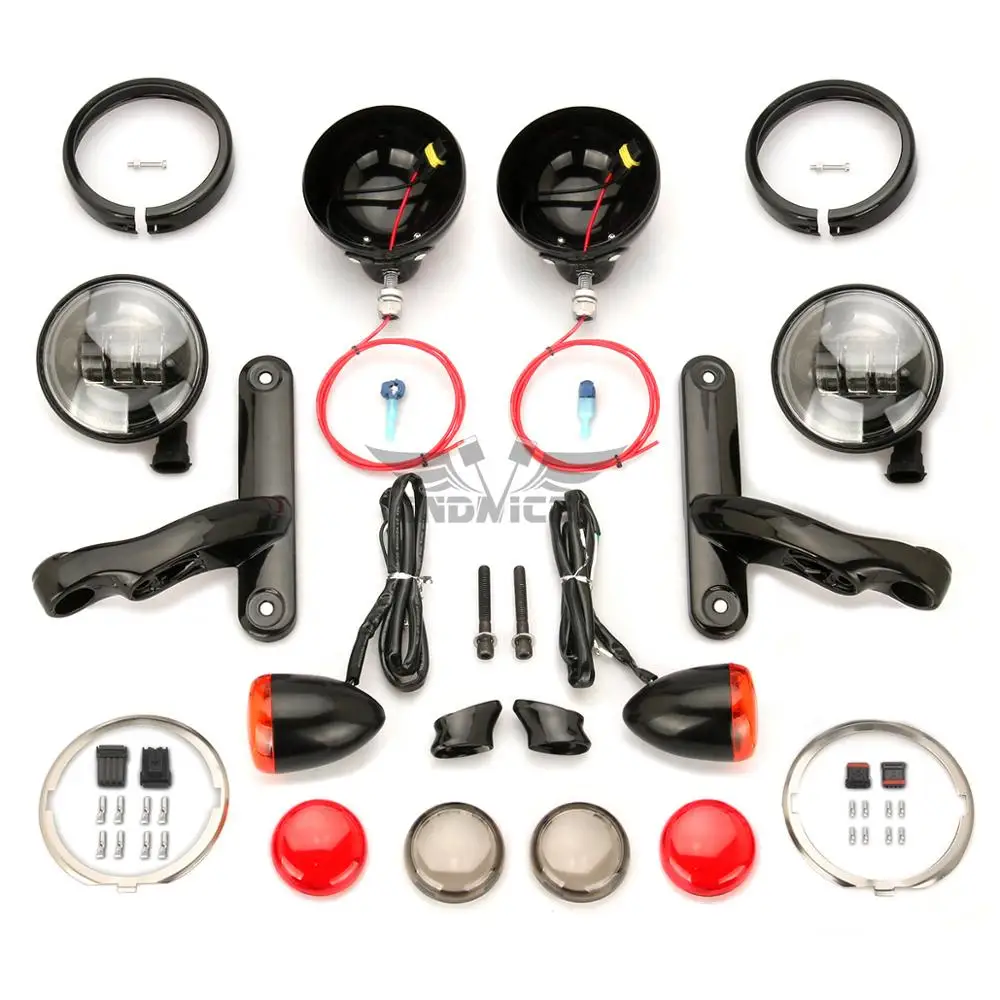 Для Харлей вспомогательный светильник ing кронштейны туман для harley CVO Street Glide FLHX