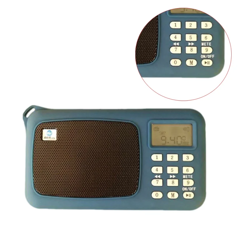 

V-236 Solar Digital On-Demand Audio Player Solar On-Demand FM Radio 450Mah Chargeable
