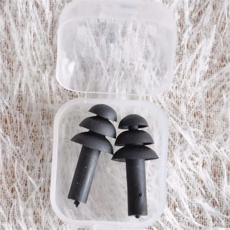 Затычки для ушей для сна, крышка для защиты от шума, мягкая силиконовая защитная крышка для плавания, удобная, безопасная, водонепроницаемая