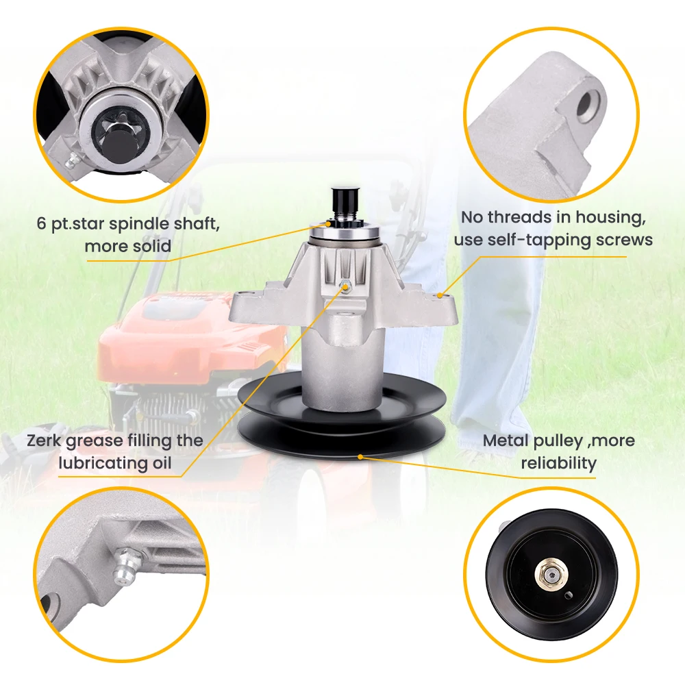 Шпиндели в сборе для косилок MTD CUB CADET ROVER 50 и 54 дюйма918-04126 618-04125B 618-04126B